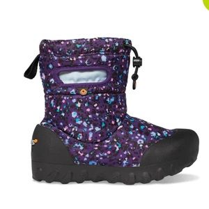 Girl Bogs B-Moc Snow Little Textures Purple Multi